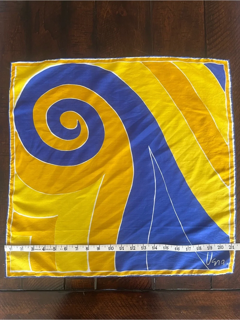 Vintage Vera Neumann 100% Silk Scarf Japan Abstract Mod 21”